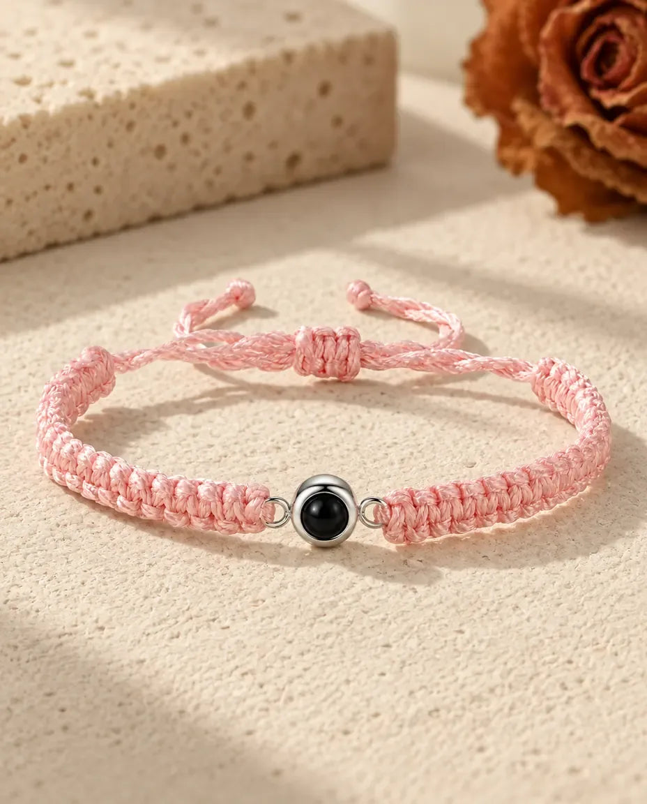 Armband met Foto Erin - in roze