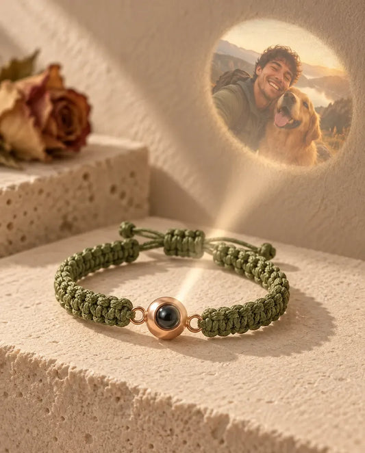Armband met Foto Erin - projecteert de verborgen foto op de muur