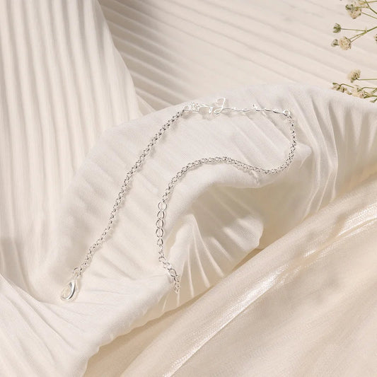 Armband met Naam en Geboortebloem – Koper in Zilver, Geelgoud of Roségoud