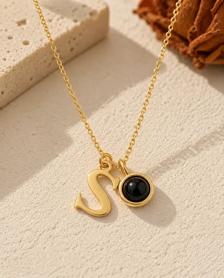 Ketting met Foto Erin - vooraanzicht in zilver