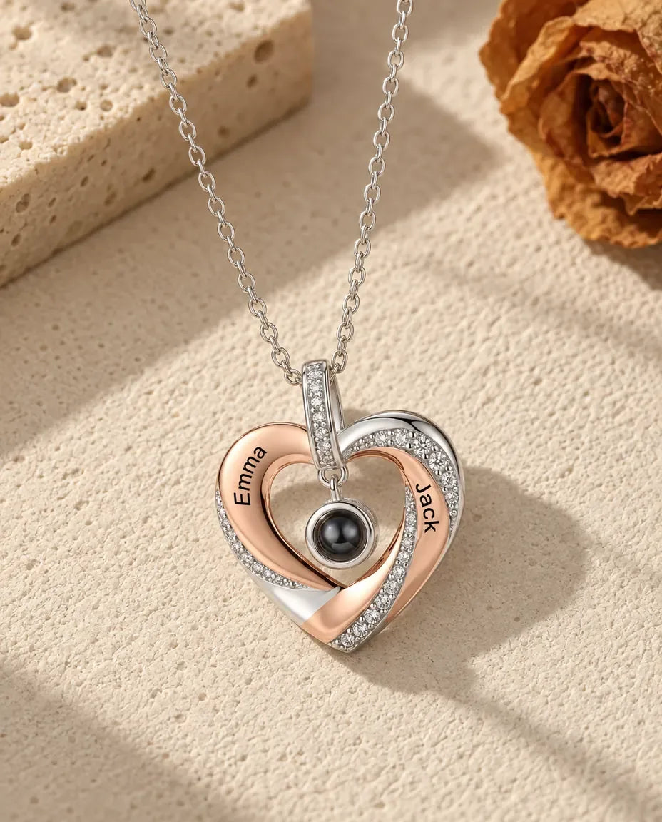 Ketting met Foto Erin - plat neergelegd