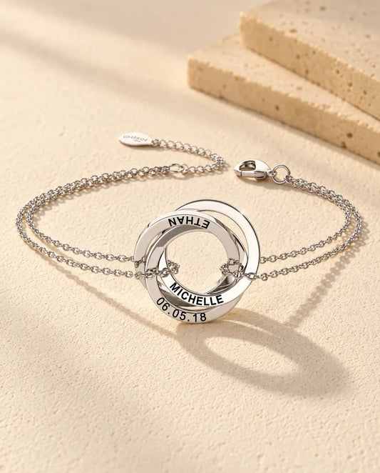 Gepersonaliseerde Armband Dames - vooraanzicht