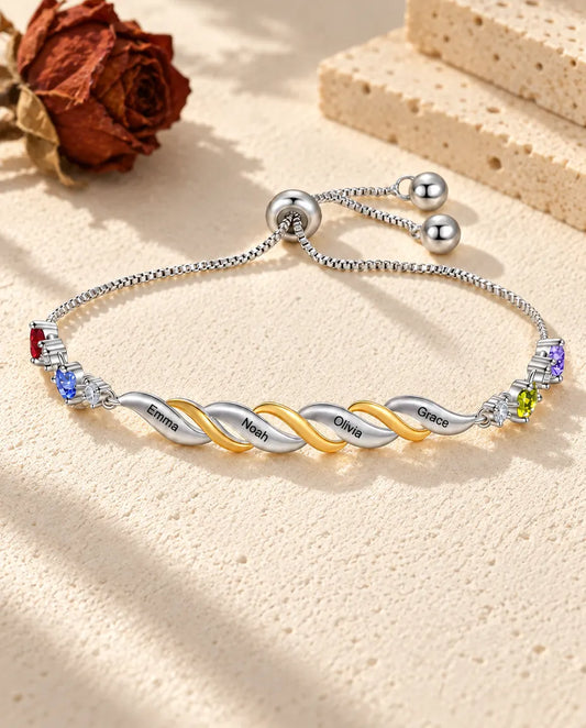 Gepersonaliseerde Armband voor Mama - vooraanzicht