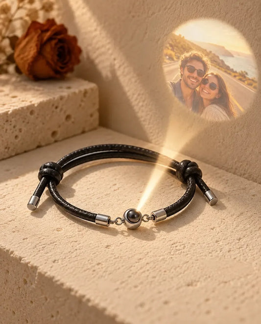 Armband met Foto Erin - projecteert de verborgen foto op de muur