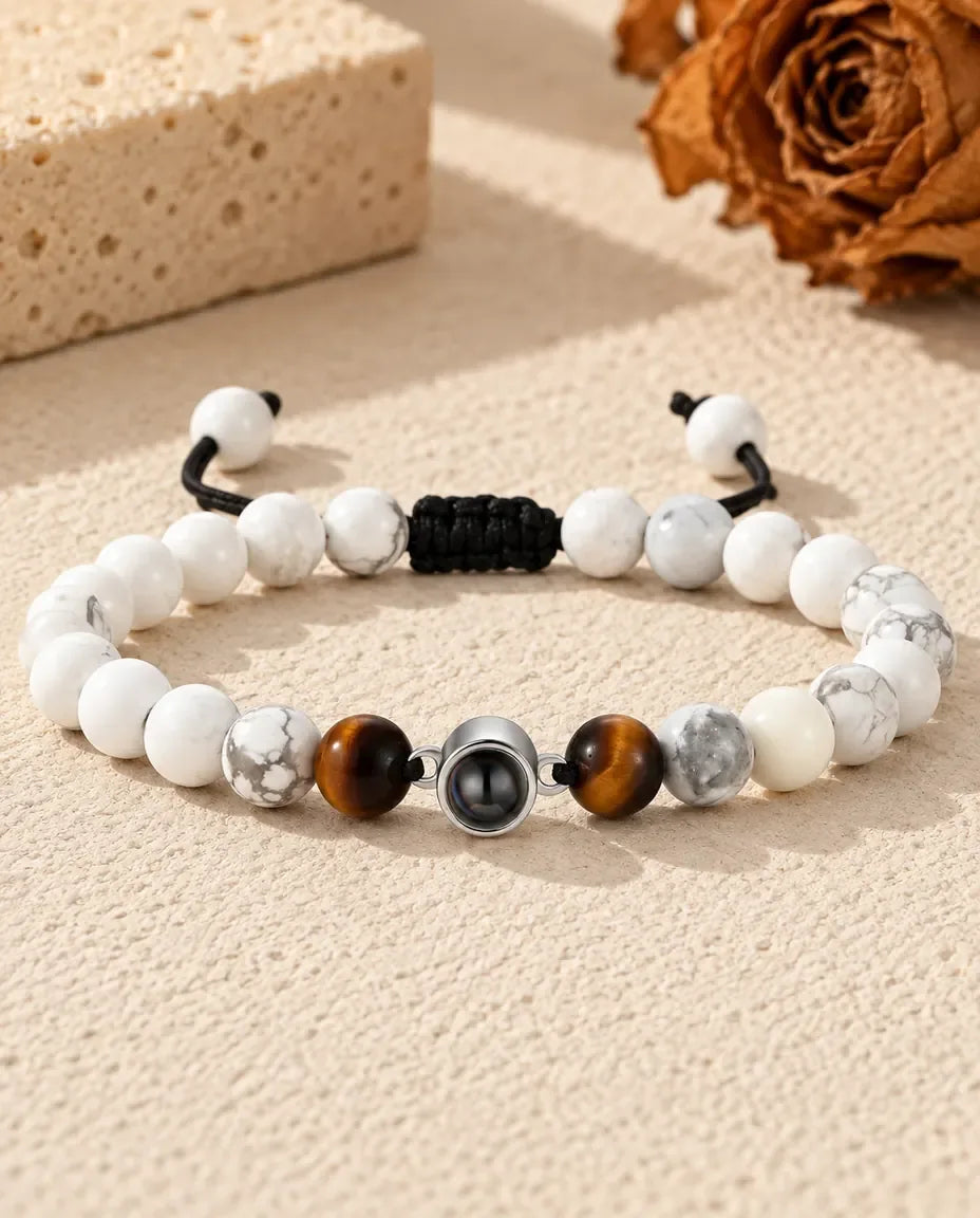 Armband met Foto Erin - plat neergelegd