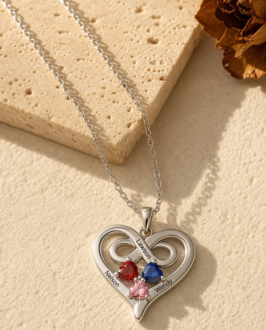 Gepersonaliseerde Ketting - vooraanzicht in zilver