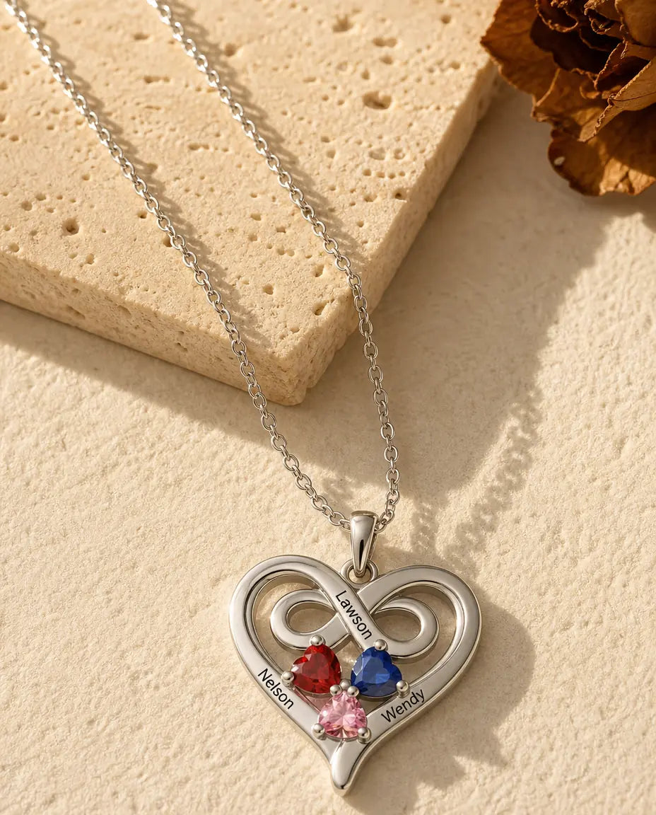 Gepersonaliseerde Ketting - vooraanzicht in zilver