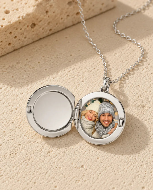 Ketting met Foto - geopend, met de foto erin