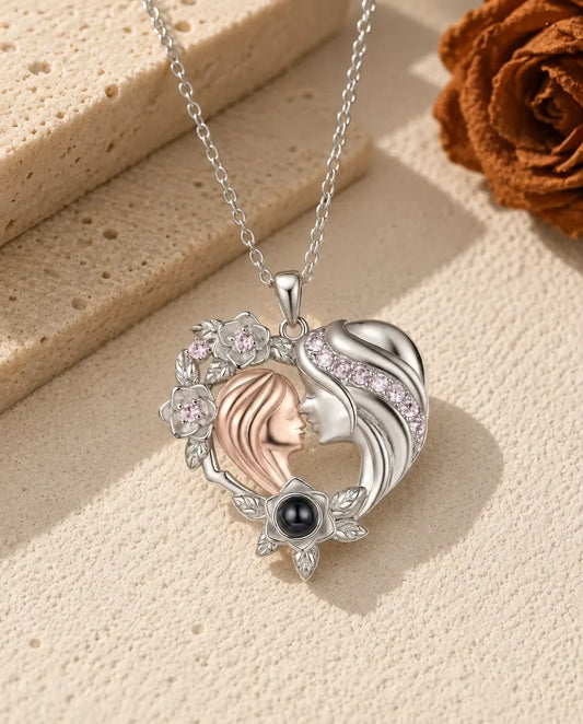 Ketting met Foto Erin - vooraanzicht in zilver