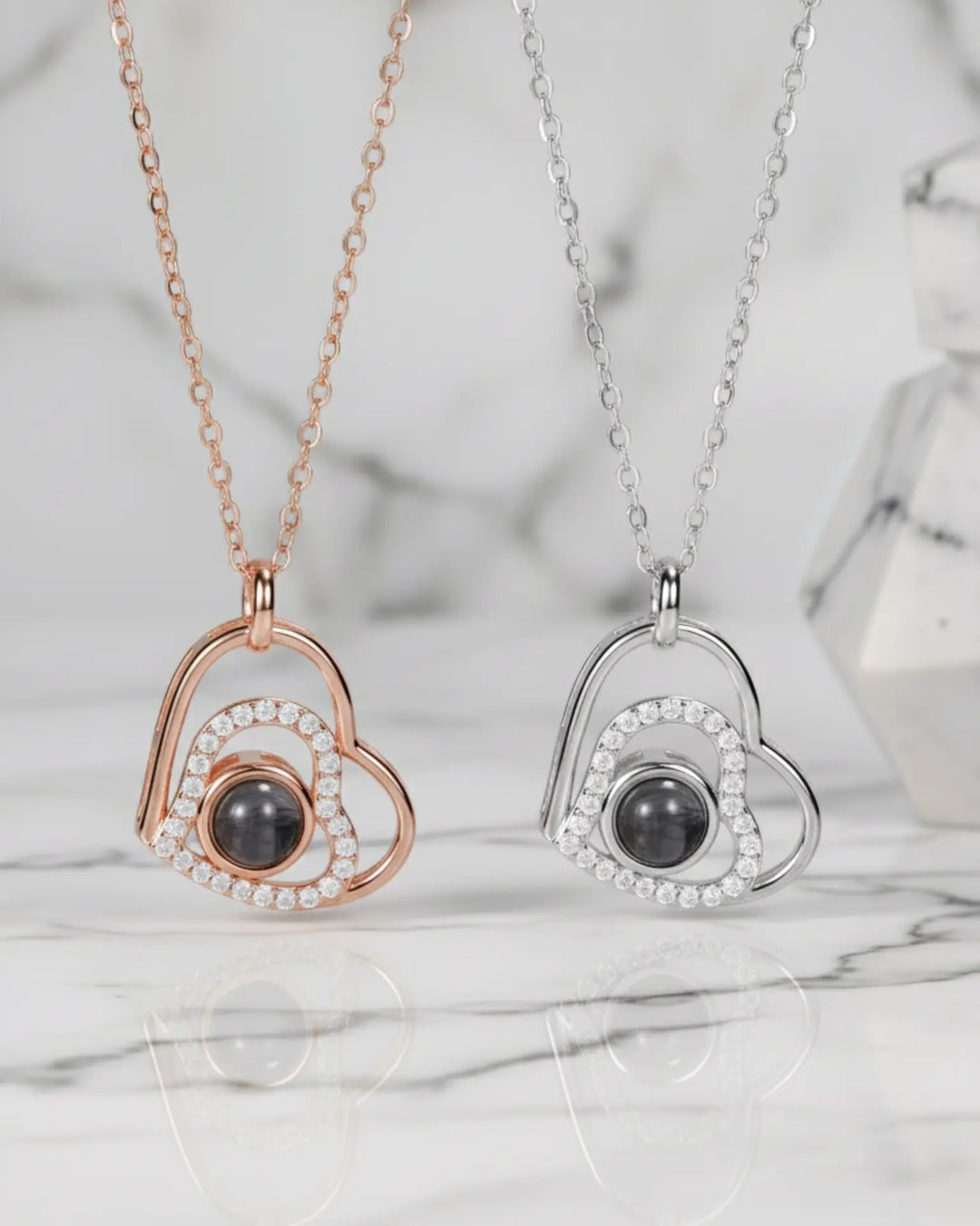 Ketting met Foto Erin – Waterbestendige Hanger van Roestvrij Staal, Zilver of Roségoud