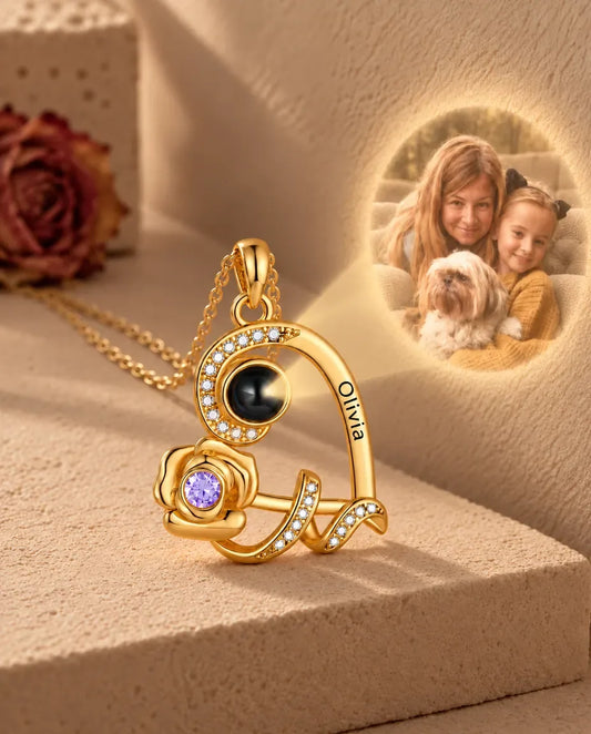 Ketting met Foto Erin - projecteert de verborgen foto op de muur